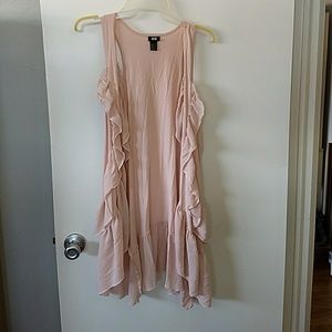 H&M long flutter vest